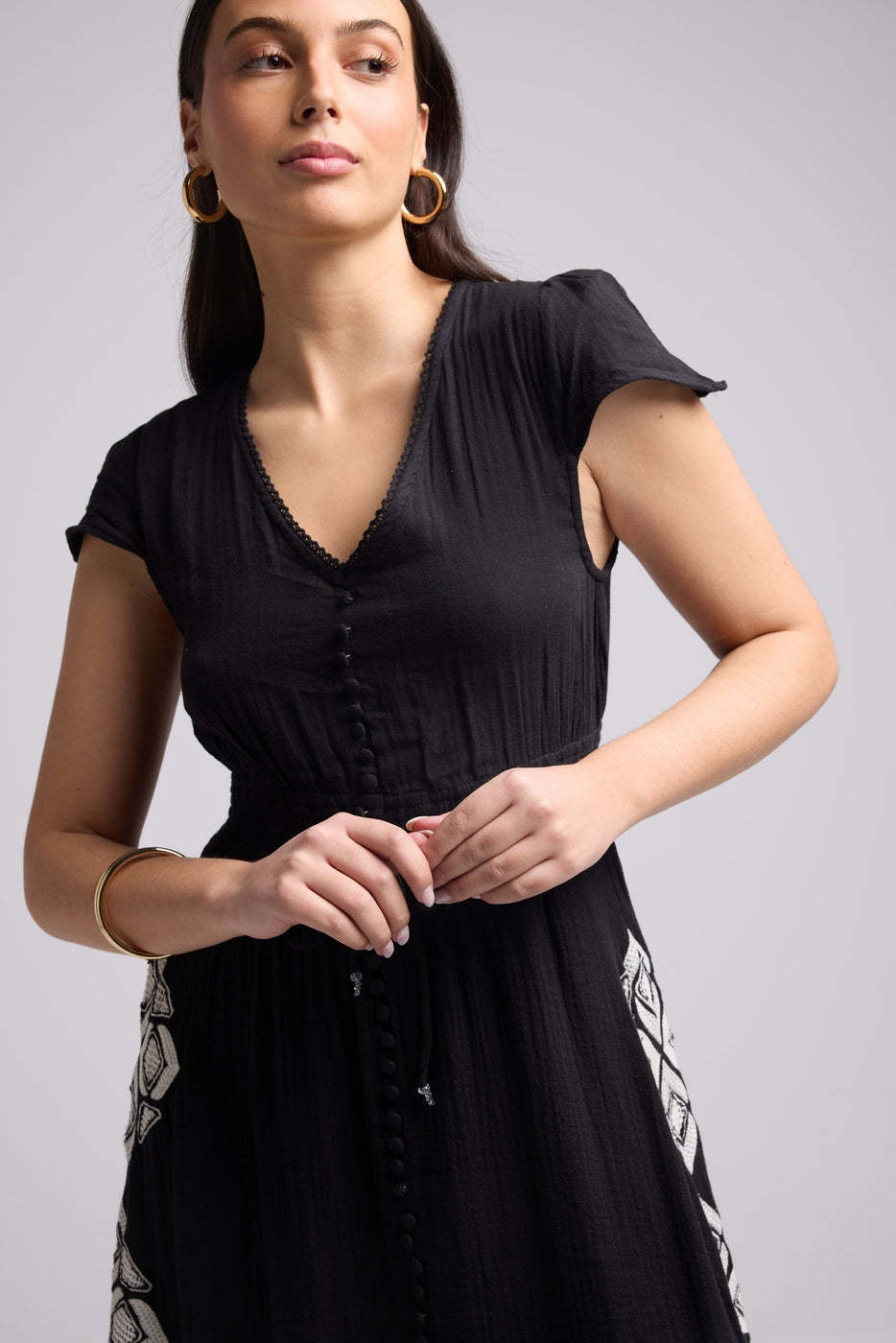 Long Dress - Ulysse - Black