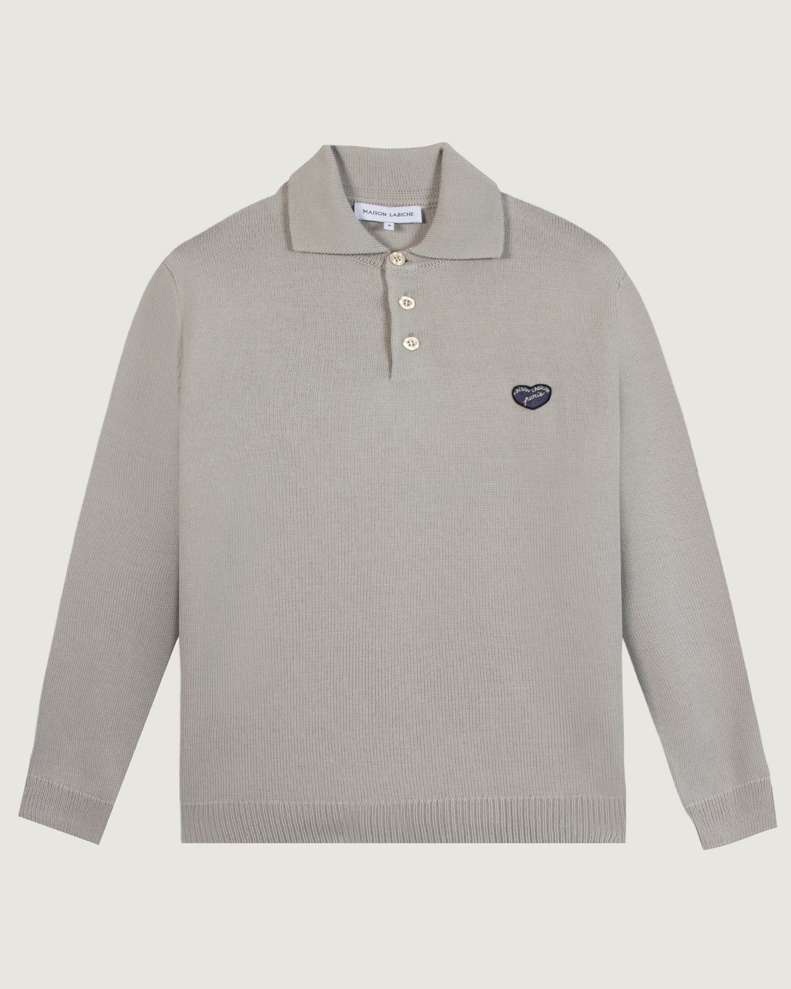 Pull "Patch Coeur" Guillaumin Merino Wool