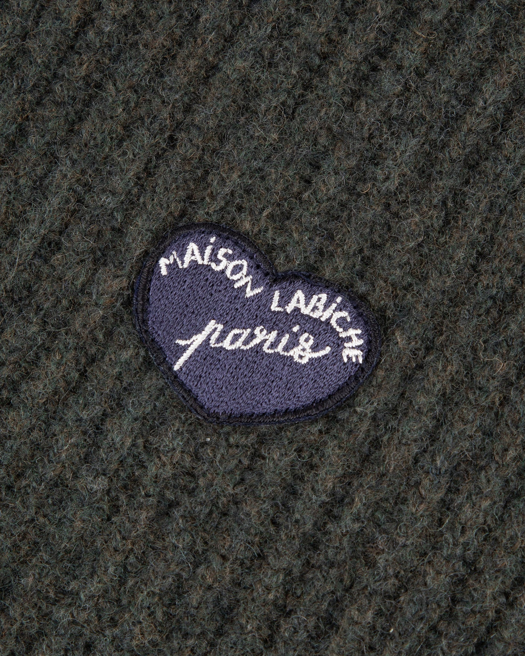 "Patch Heart" Mulot Wool Sweater