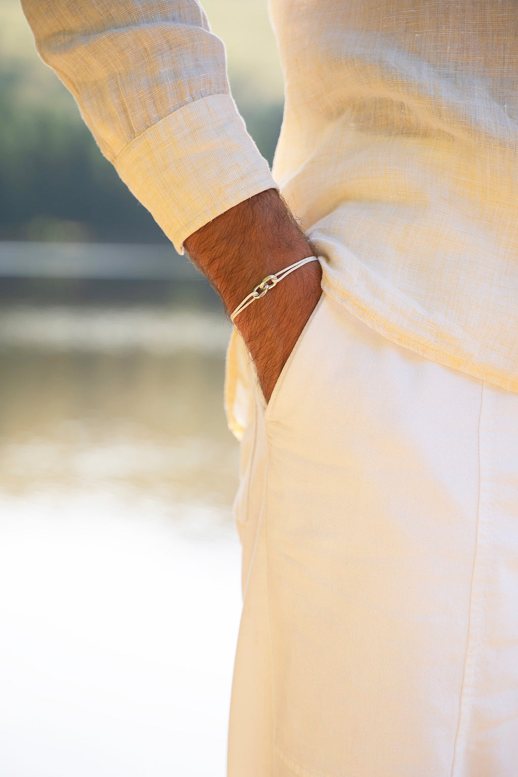 Lisbon bracelet - White