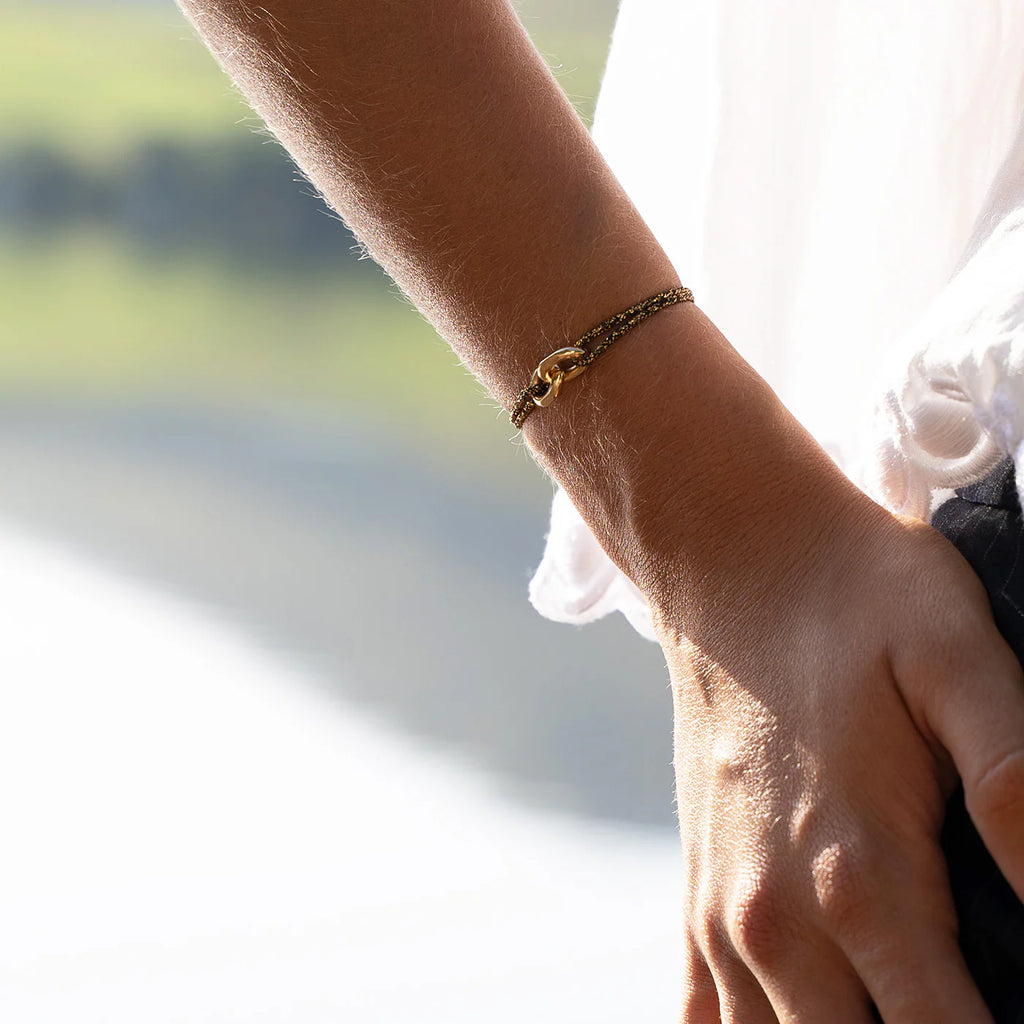 Pulsera Annecy - Oro negro brillante