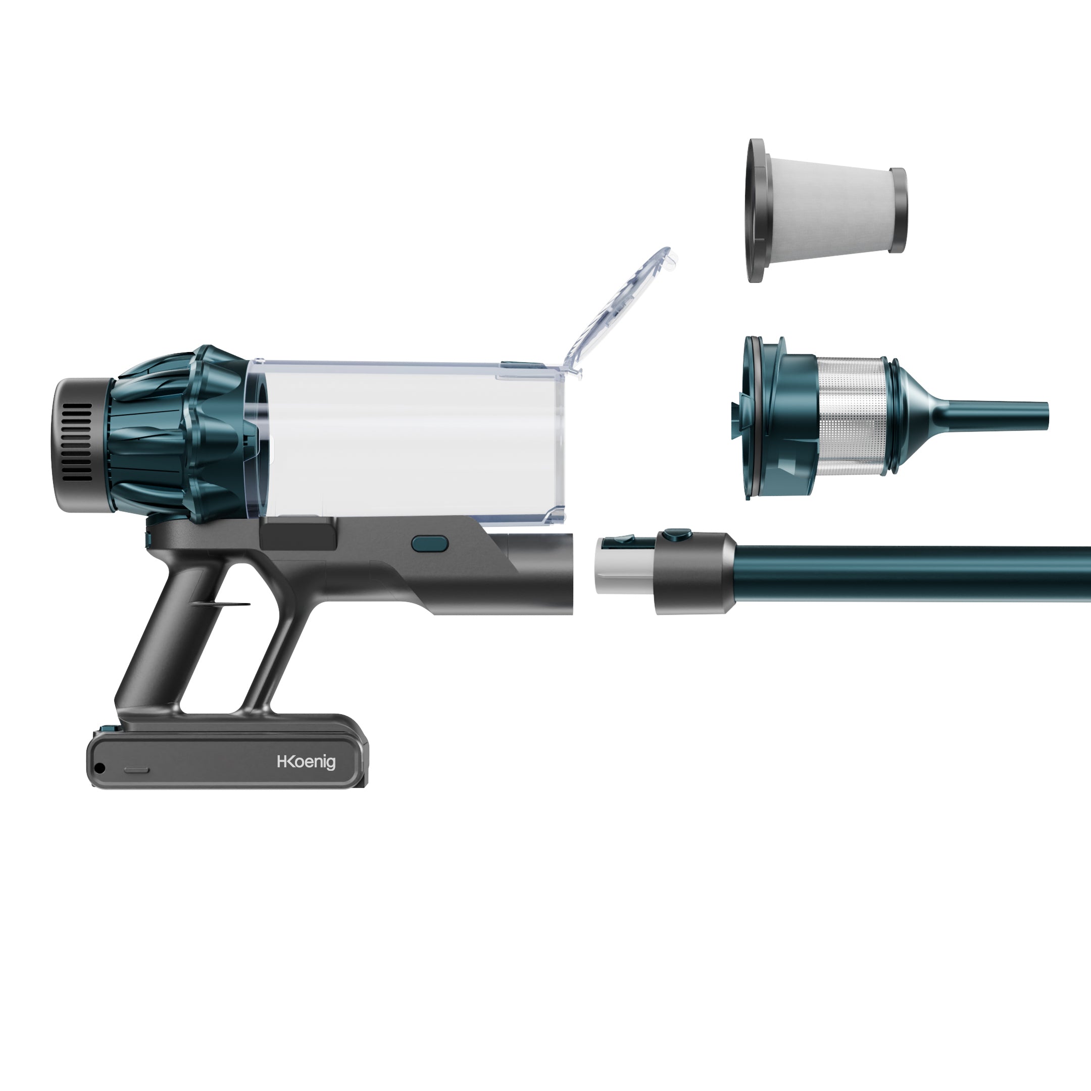 Aspirateur Balai 2 En 1 Sans Fil Power+ - Bleu
