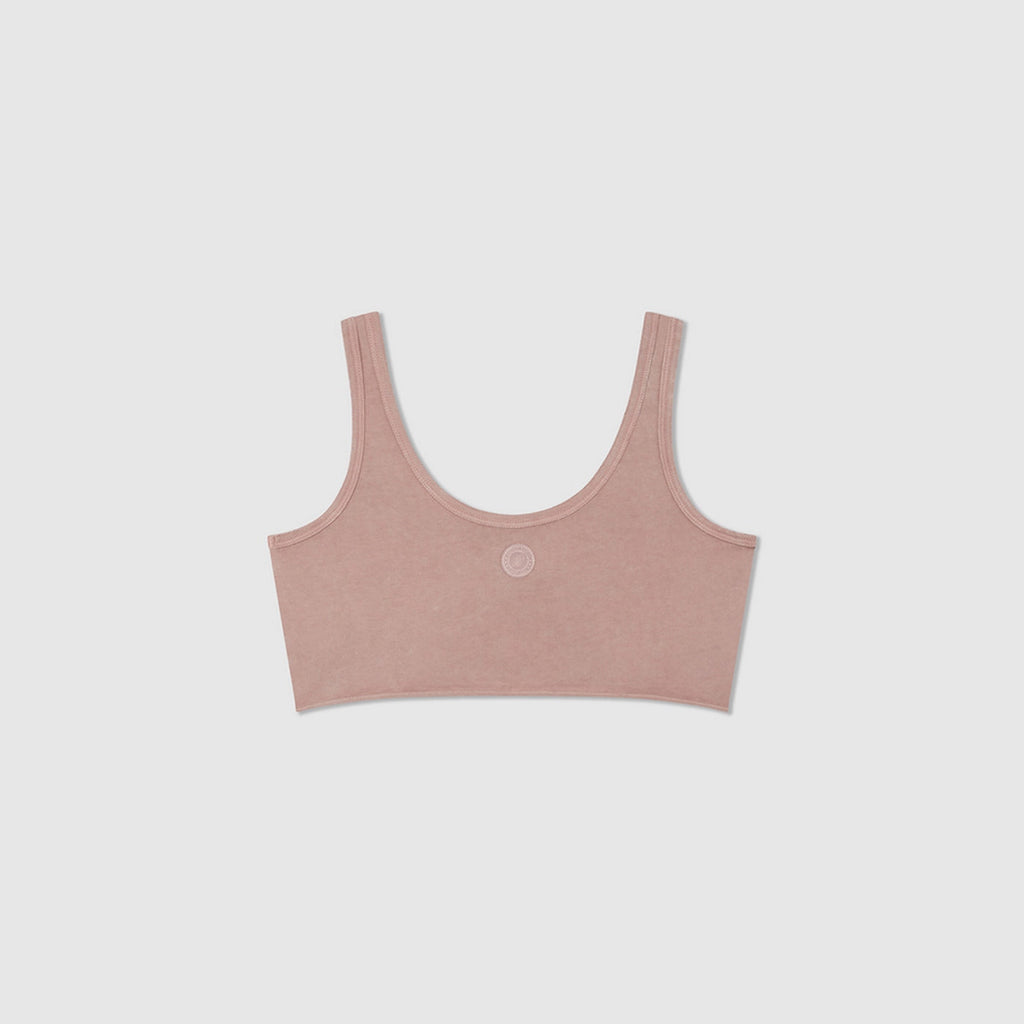 Urban Cut Crop Tank Top - Mauve - Women