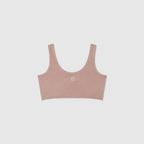 Urban Cut Crop Tank Top - Mauve - Women