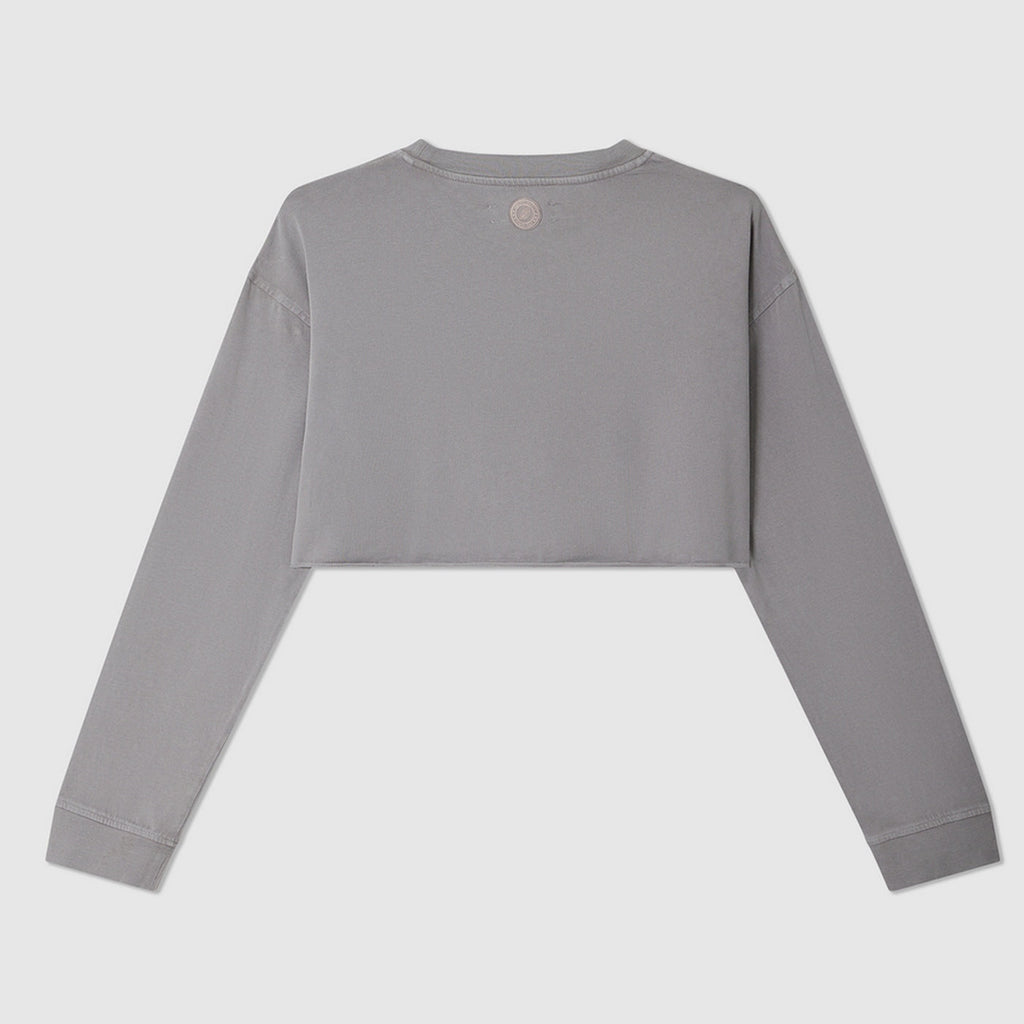 T-Shirt Urban Cropped - Grey - Femme