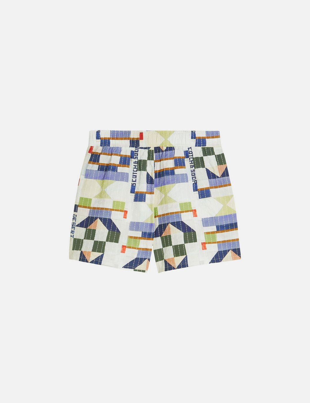 Short Printed And Stich-Embroidered - Patchwork Infinity