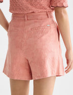 Short Jacquard Structured High Rise - Canyon Clay