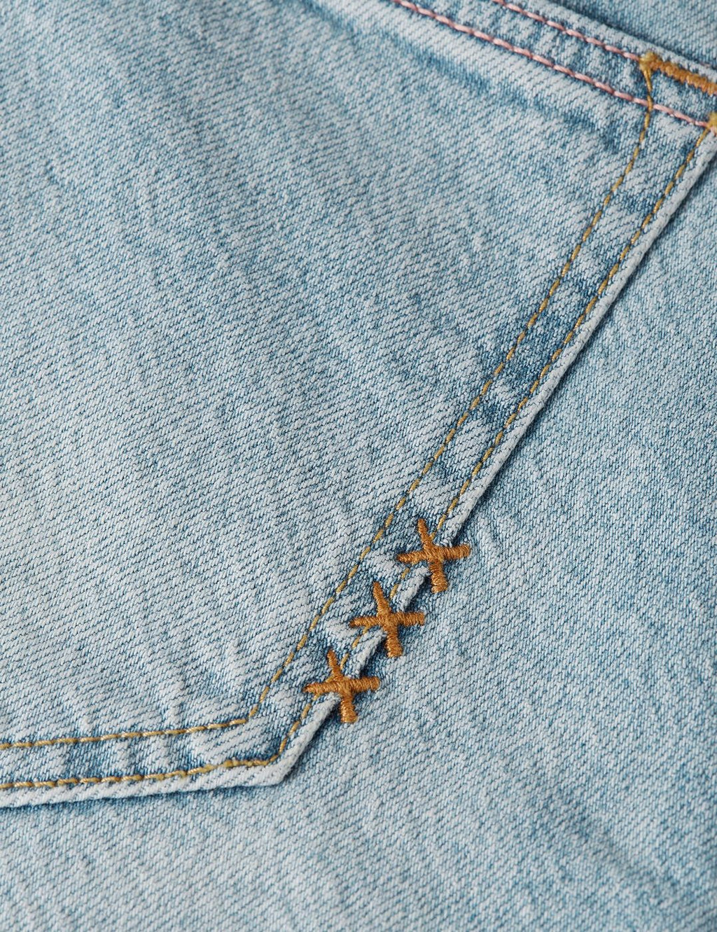 Short The Ray Denim With Tie Detail - Stoplight