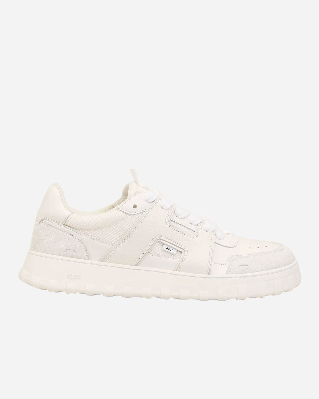 Ami Paris - Baskets A Walk Blanches Basses En Cuir Lisse