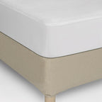 Protector de colchón impermeable, absorbente y antiácaros, blanco