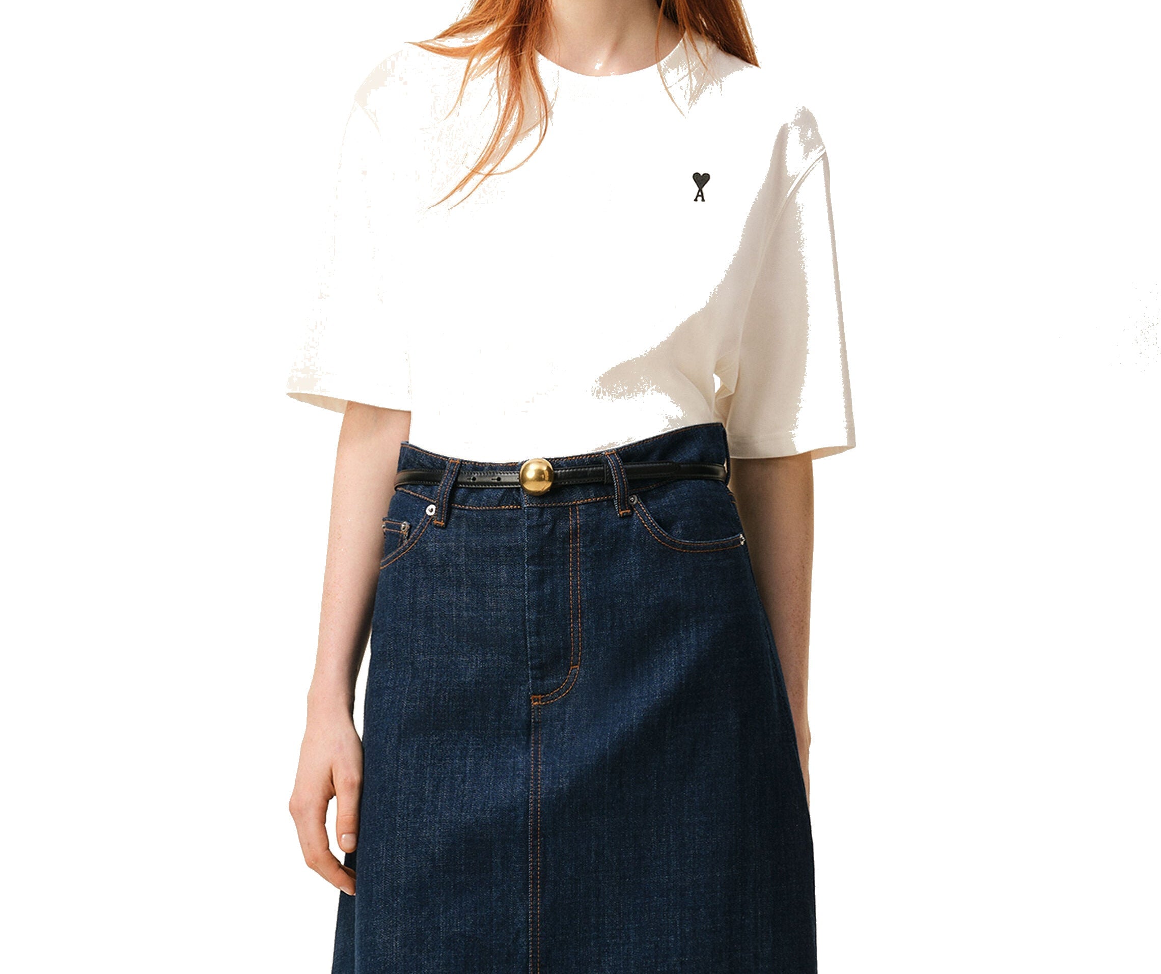 T-Shirt Place Des Victoires – Ami Paris – Blanc
