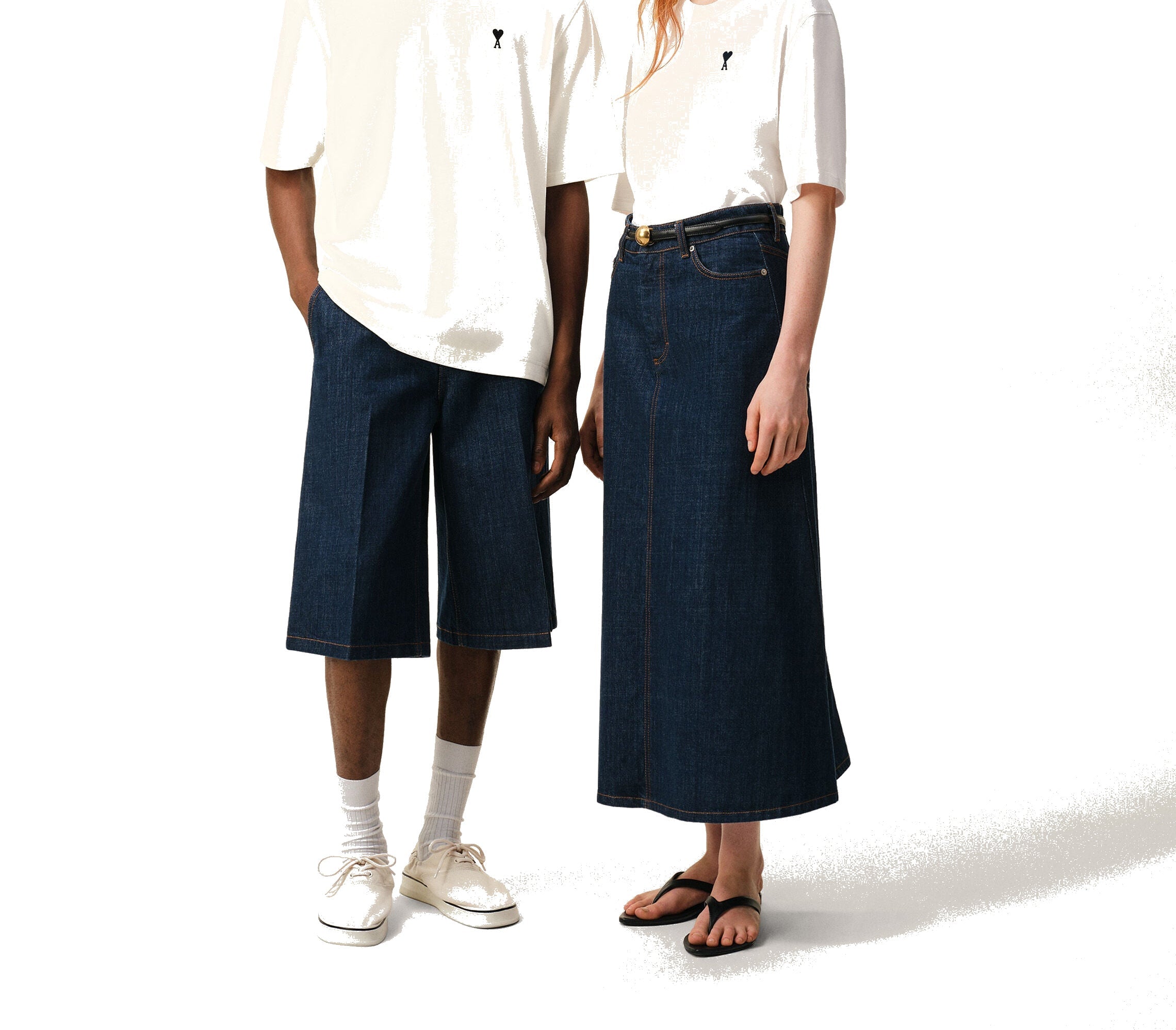 T-Shirt Place Des Victoires – Ami Paris – Blanc