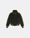 Short khaki faux fur jacket_6