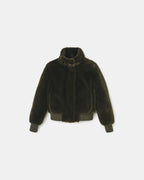 Short khaki faux fur jacket_6