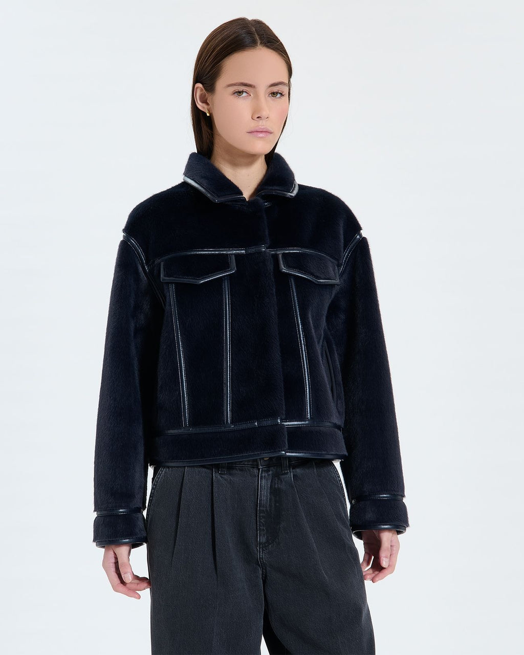 Chaqueta reversible azul marino_1