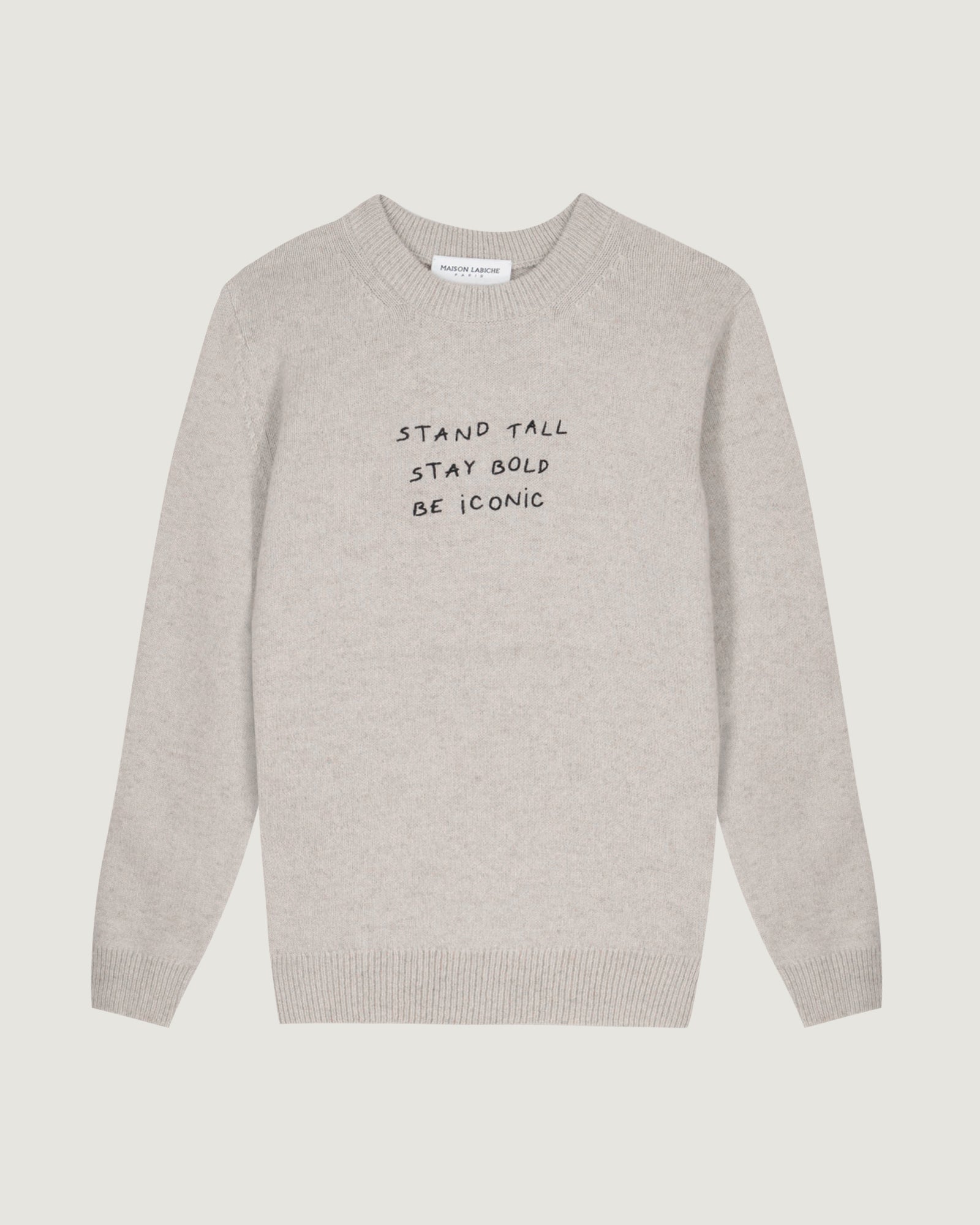 Pull "Stand Tall Be Iconic" Choiseul Lambswool