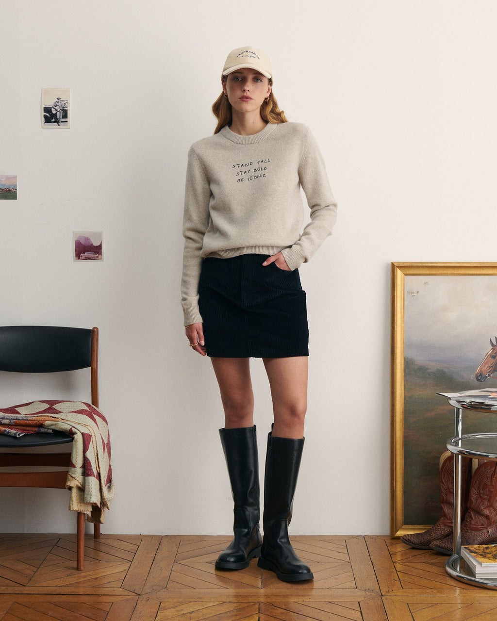 Pull "Stand Tall Be Iconic" Choiseul Lambswool
