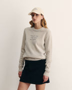 Pull "Stand Tall Be Iconic" Choiseul Lambswool