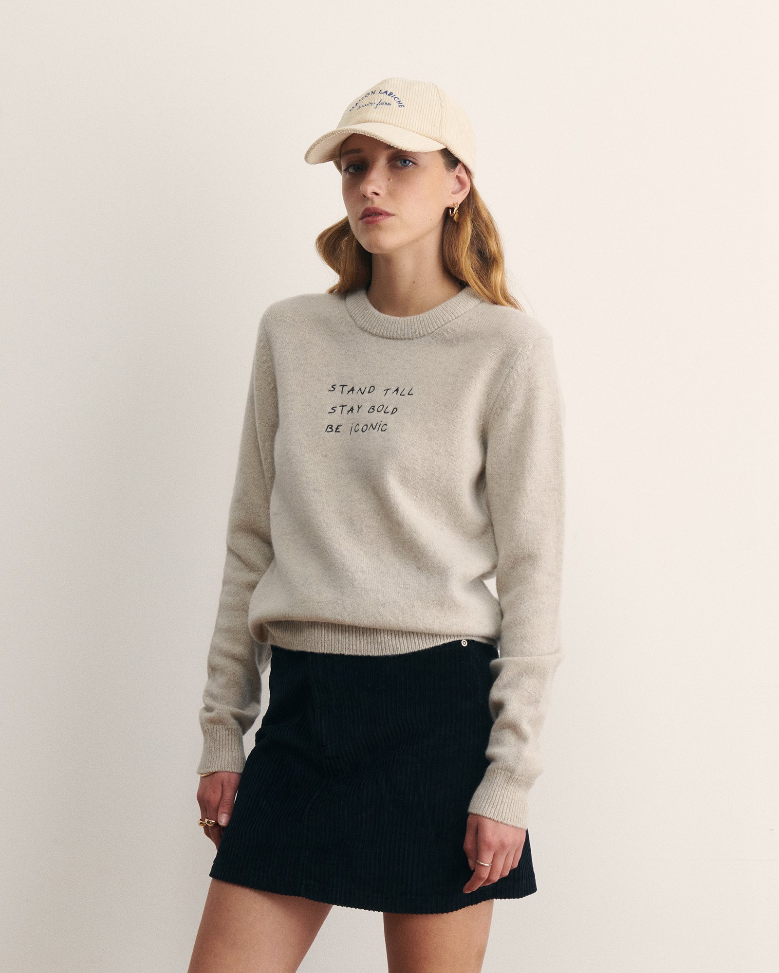 Pull "Stand Tall Be Iconic" Choiseul Lambswool