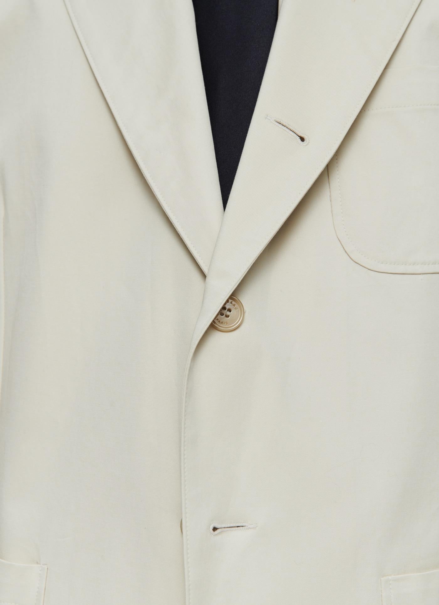 Fursac - Veste En Gabardine De Coton - Beige - Homme