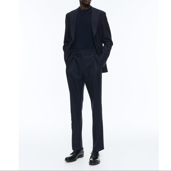 Fursac - Navy Herringbone Jacket - Navy