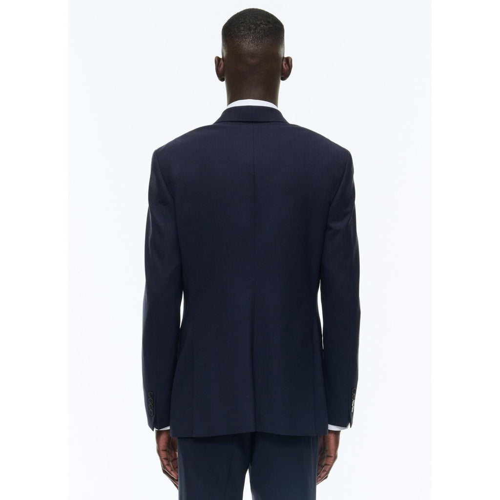 Fursac - Veste Croisée En Laine Certifiée - Bleu