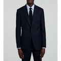 Fursac - Veste Costume Toile Unie - Marine - Homme