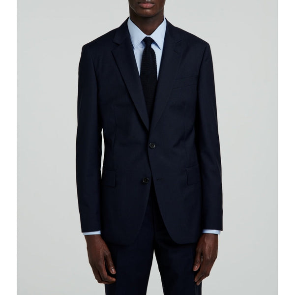Fursac - Veste Costume Toile Unie - Marine - Homme