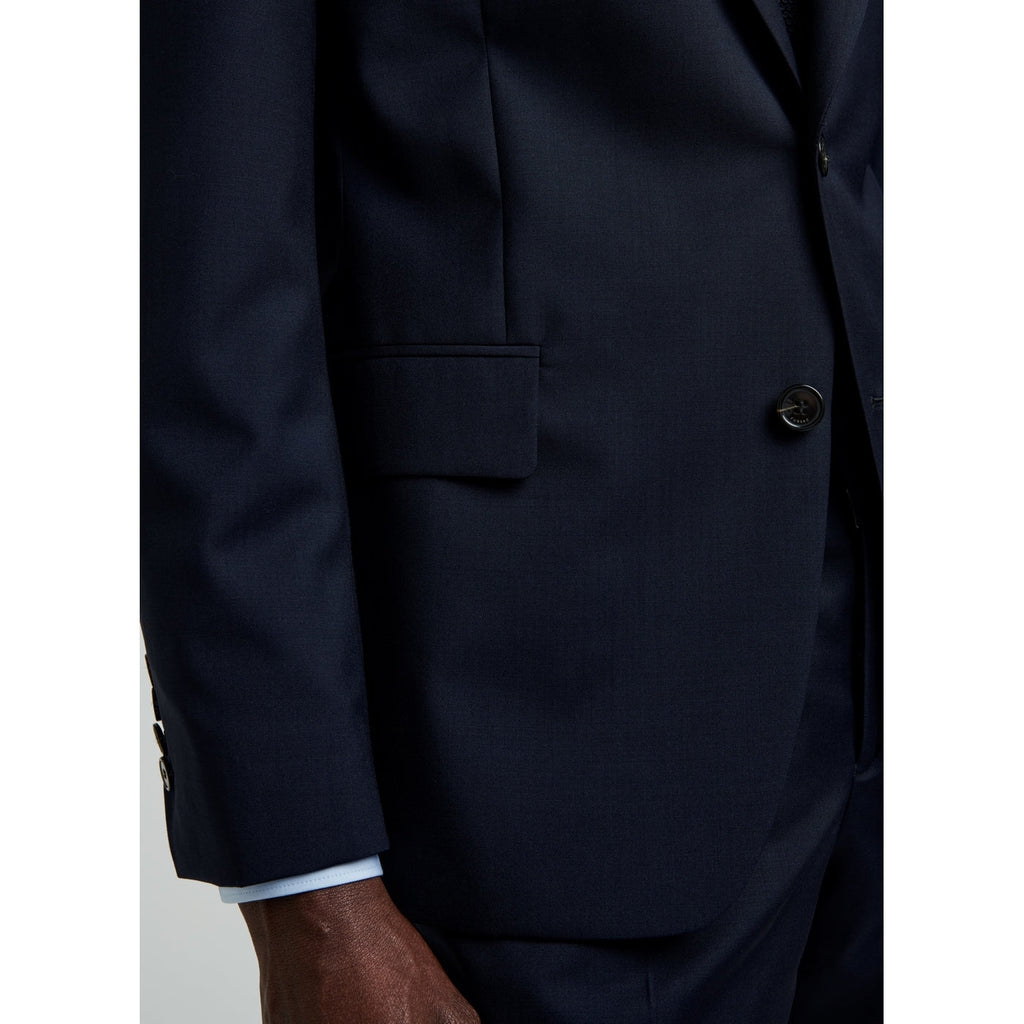 Fursac - Veste Costume Toile Unie - Marine - Homme
