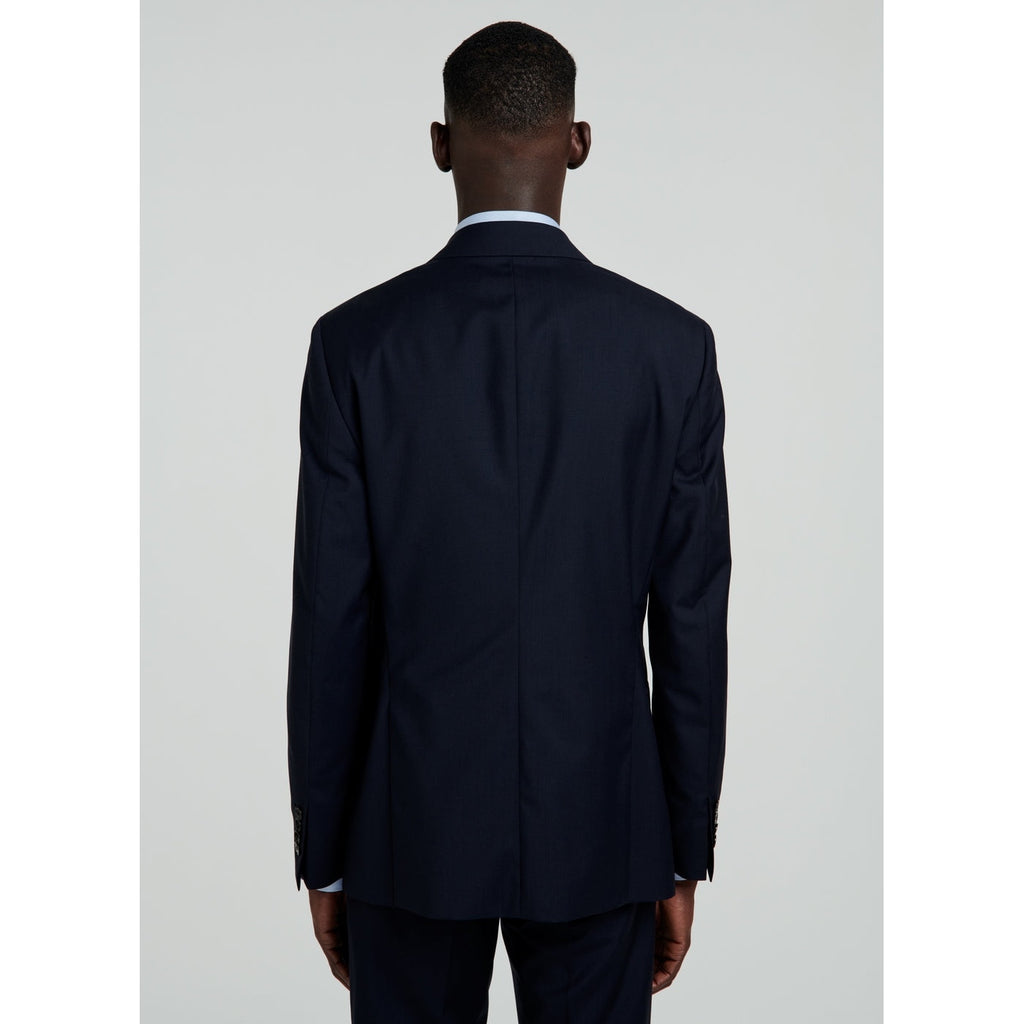 Fursac - Veste Costume Toile Unie - Marine - Homme