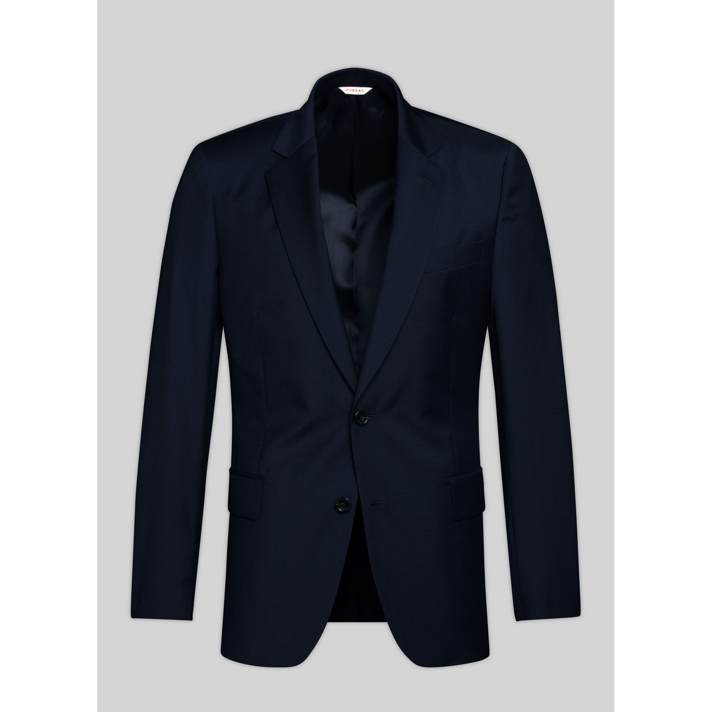 Fursac - Veste Costume Toile Unie - Marine - Homme