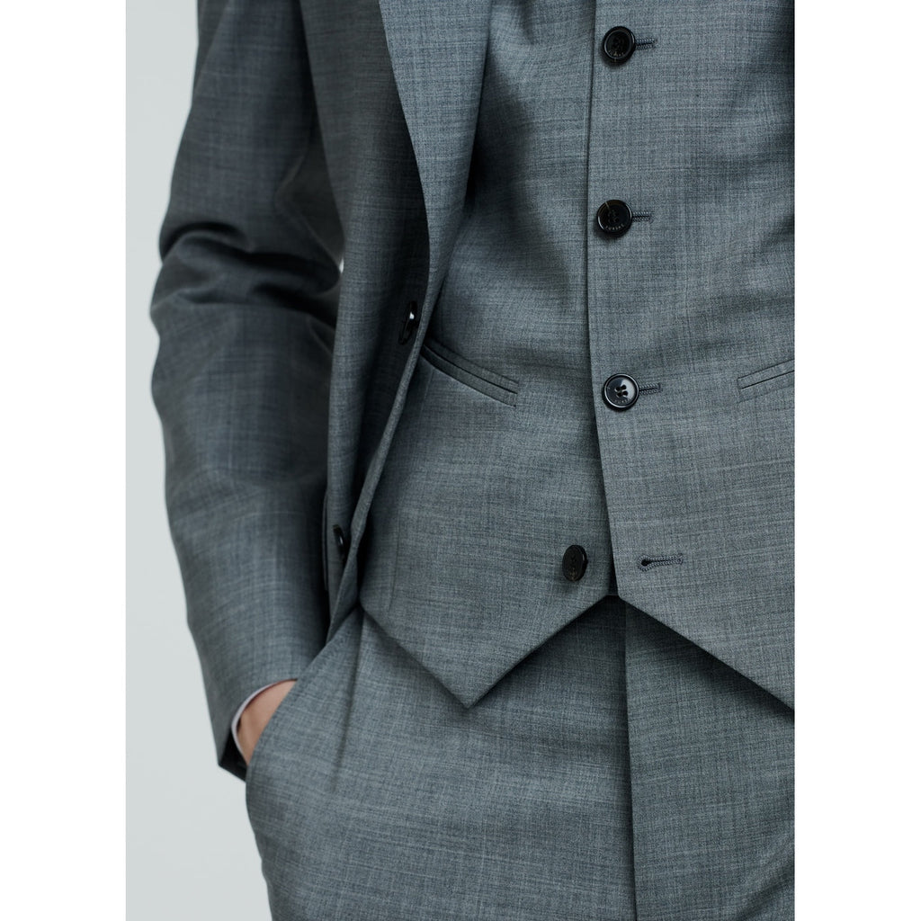 Fursac - Chaqueta Lana Fil À Fil Gris - Gris Claro - Fil À Fil