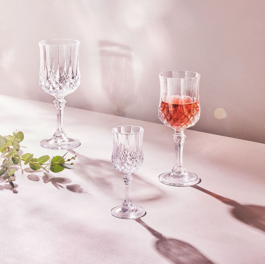 Longchamp - 4 Stemmed Glasses - 25cl - Cristal D'Arques