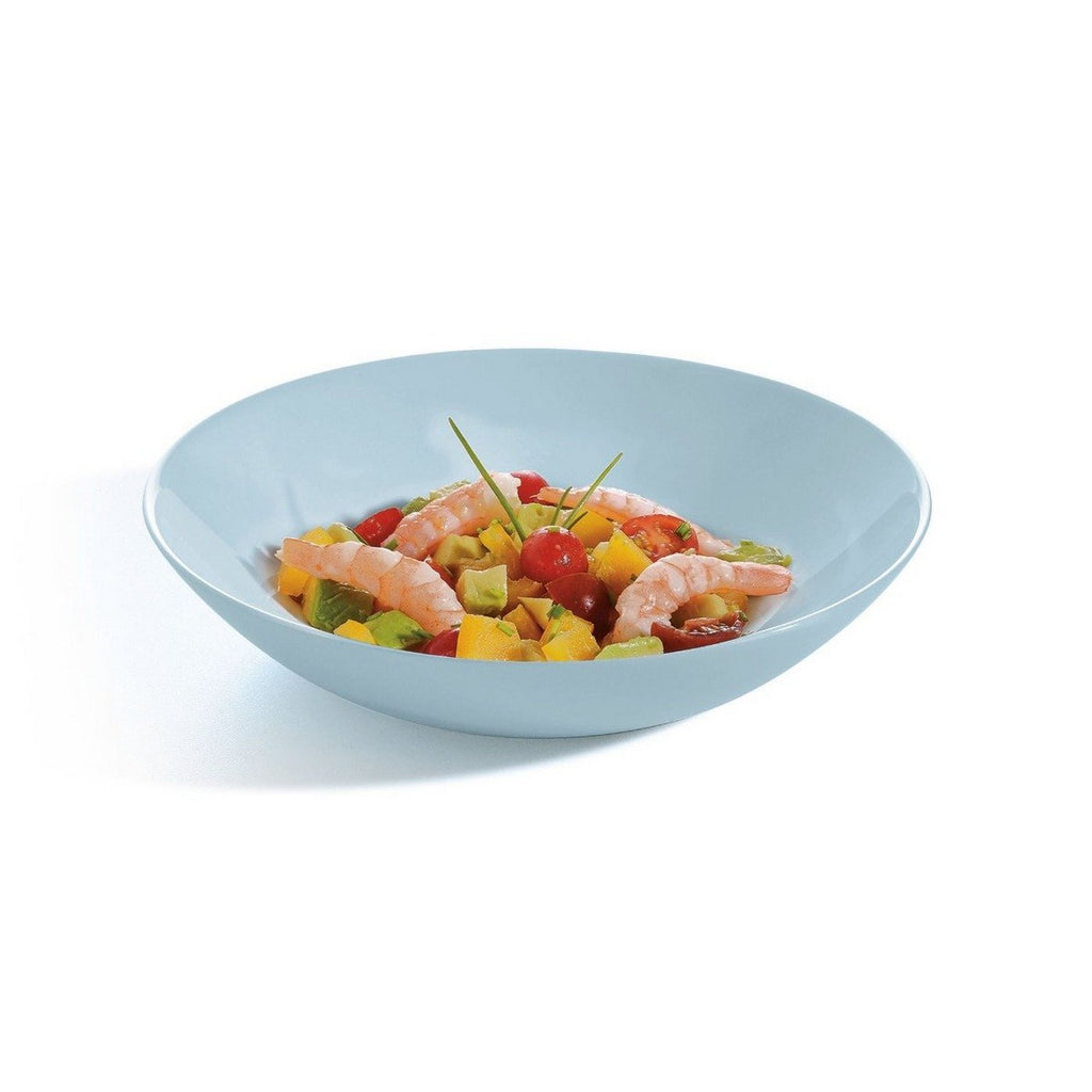 Diwali - 6 Paradise Blue Soup Plates - Blue - 20 cm - Luminarc