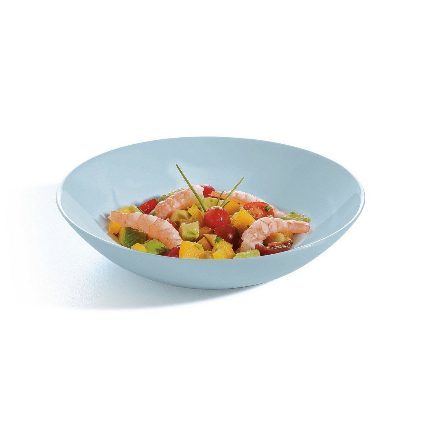Diwali - 6 Paradise Blue Soup Plates - Blue - 20 cm - Luminarc