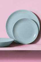 Diwali - 6 Paradise Blue Soup Plates - Blue - 20 cm - Luminarc