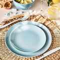 Diwali - 6 Paradise Blue Dessert Plates - Blue - 19cm - Luminarc