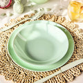 Diwali - 6 Paradise Green Soup Plates - Green - 20cm - Luminarc