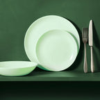 Diwali - 6 Paradise Green Soup Plates - Green - 20cm - Luminarc