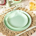 Diwali - 6 Paradise Green Dessert Plates - Green - 19cm - Luminarc
