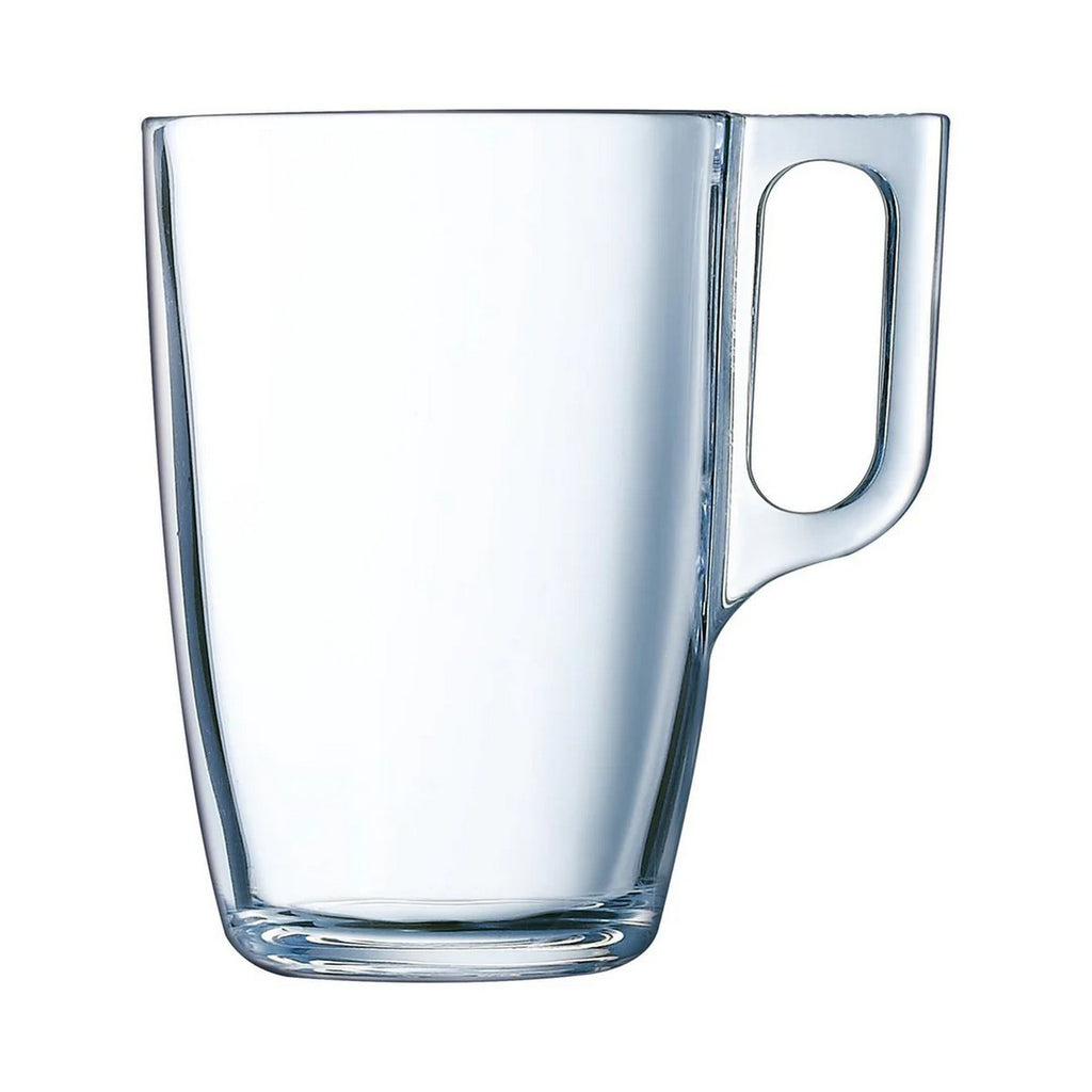 Nuevo - 6 Mugs - Extra-Durable Tempered Glass - 32cl - Luminarc