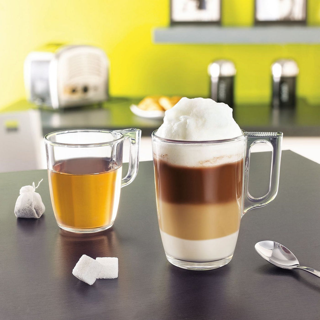 Nuevo - 6 Mugs - Extra-Durable Tempered Glass - 32cl - Luminarc