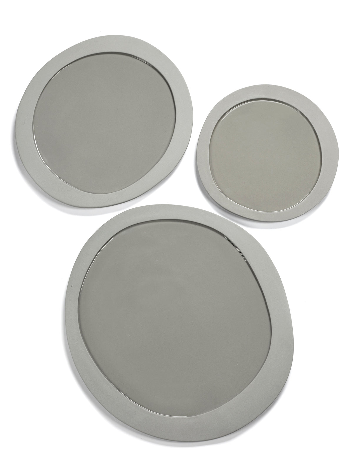 Juego de platos de 2 L - Círculo interior gris claro - De Maarten Baas