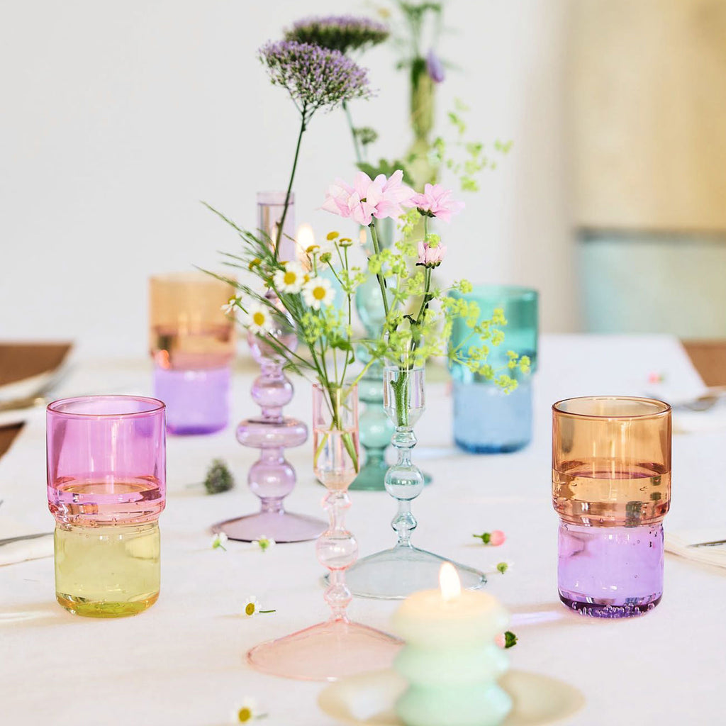 Candy Mix - 6 Verres À Eau - Violet/Orange - 32Cl - Luminarc