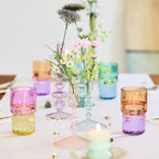 Candy Mix - 6 Verres À Eau - Violet/Orange - 32Cl - Luminarc