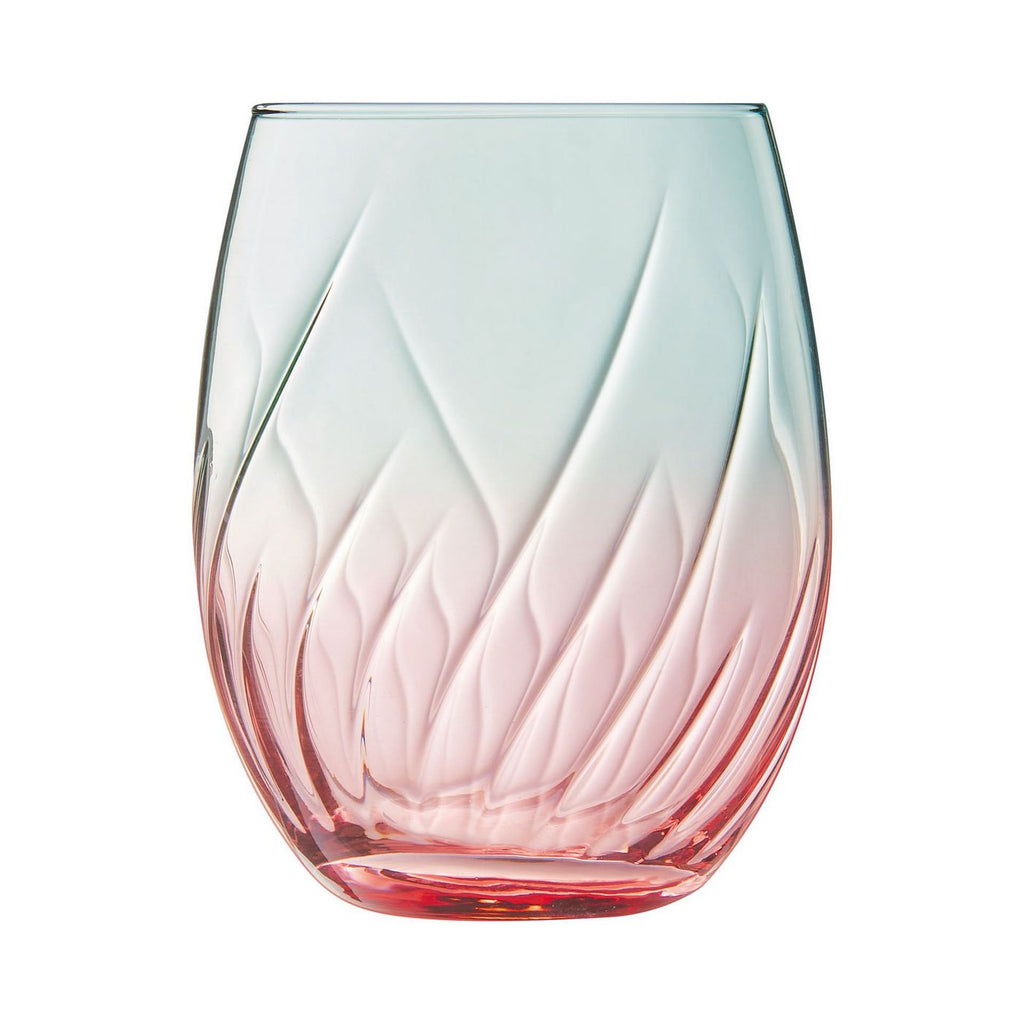 Swirly Spring - 4 Spring Water Glasses - Multicoloured - 36cl - Cristal D'Arques