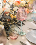 Swirly Spring - 4 Spring Water Glasses - Multicoloured - 36cl - Cristal D'Arques