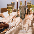 Rendez-Vous Brume - 4 Flûtes À Champagne Rendez - Marron - 17Cl - Cristal D'Arques