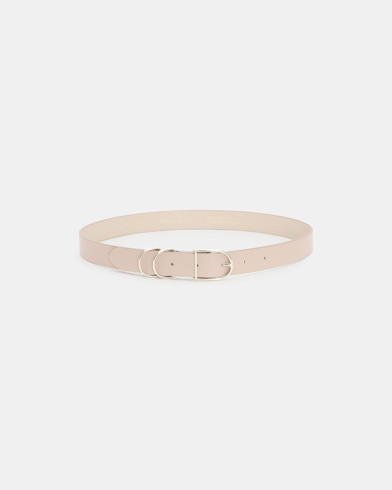 Ceinture lisse beige_1