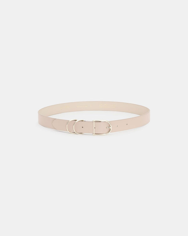 Smooth beige belt_1
